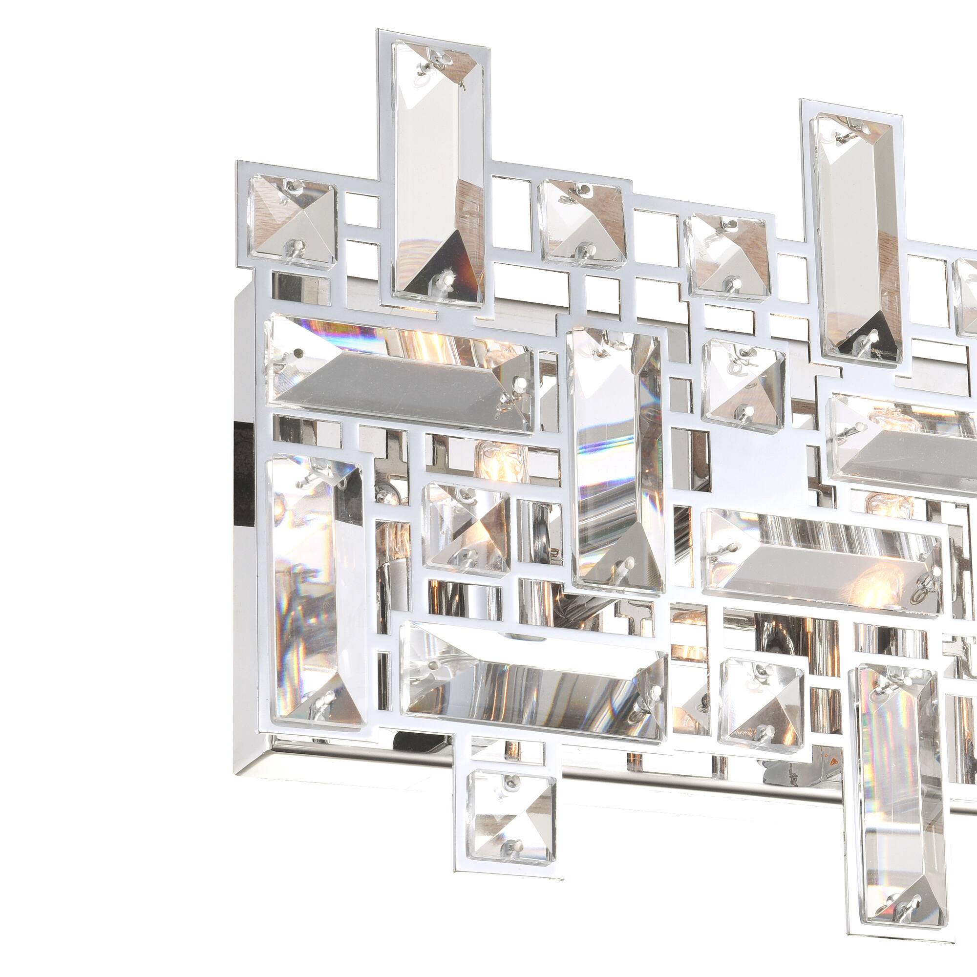 Left. CWI Lighting - Arley 8 Light Vanity Light With Chrome Finish - Chrome.