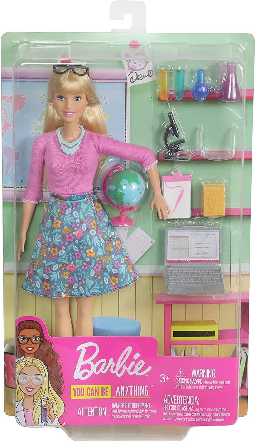 Mattel - Barbie Career Teacher Doll Playset - COLLECTABLES - Multicolor