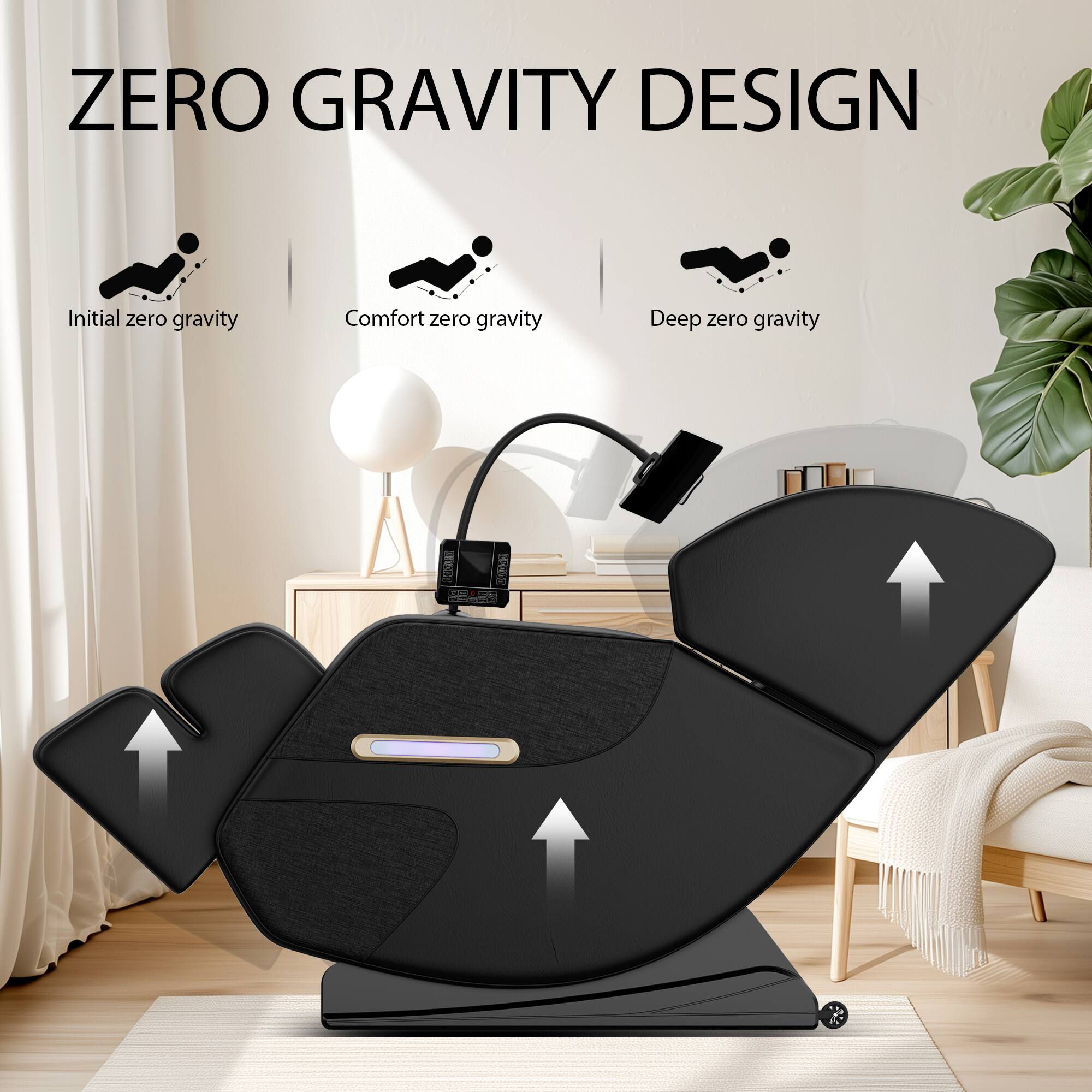 ZERO GRAVITY DESIGN

- Initial zero gravity
- Comfort zero gravity
- Deep zero gravity