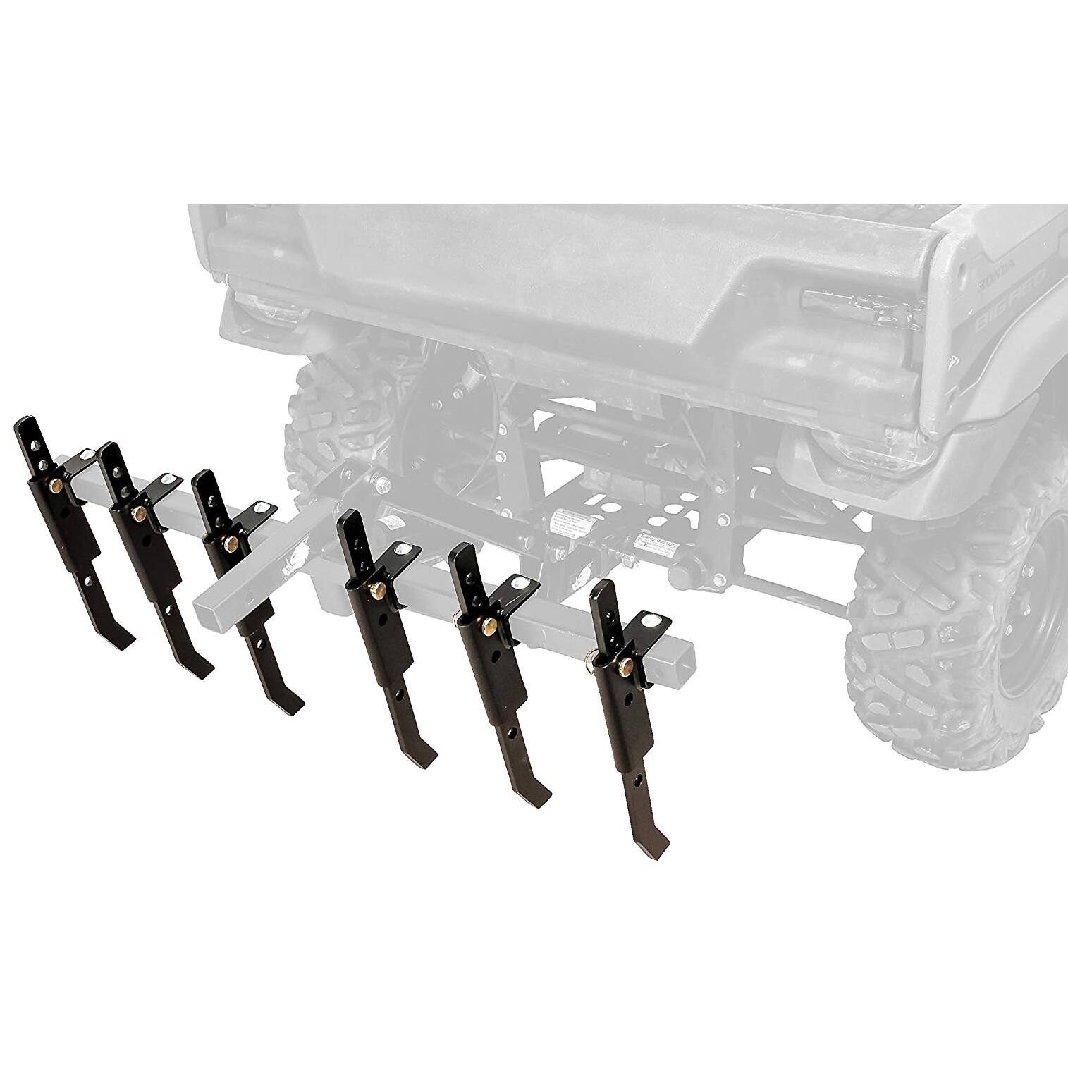Front. Camco - Camco Black Boar ATV/UTV Implement Outside Vehicle Landscape Chisel Plow Tool - Black.
