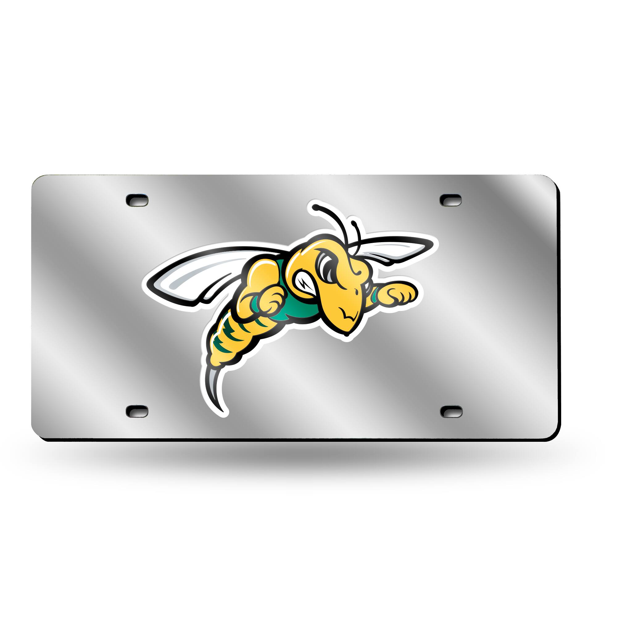 Black Hills State Yellow Jackets Acrylic License Plate Laser Tag