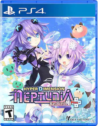 PS4
Hyper Dimension Neptune Re;Birth1 Plus
Teen T ESRB
Idea Factory - T (Teen 13+)