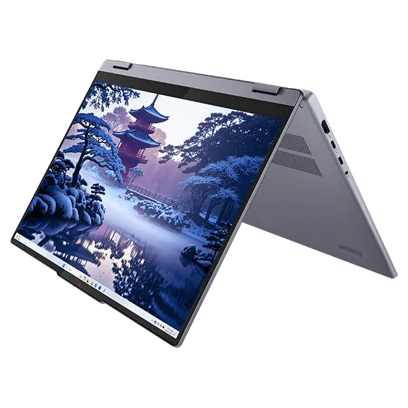 Alt View 2. Lenovo - IdeaPad 5i 2-in-1 16" Touchscreen Laptop - Intel Core Ultra 5 225U - 16GB Memory - 512GB SSD - Luna Grey.