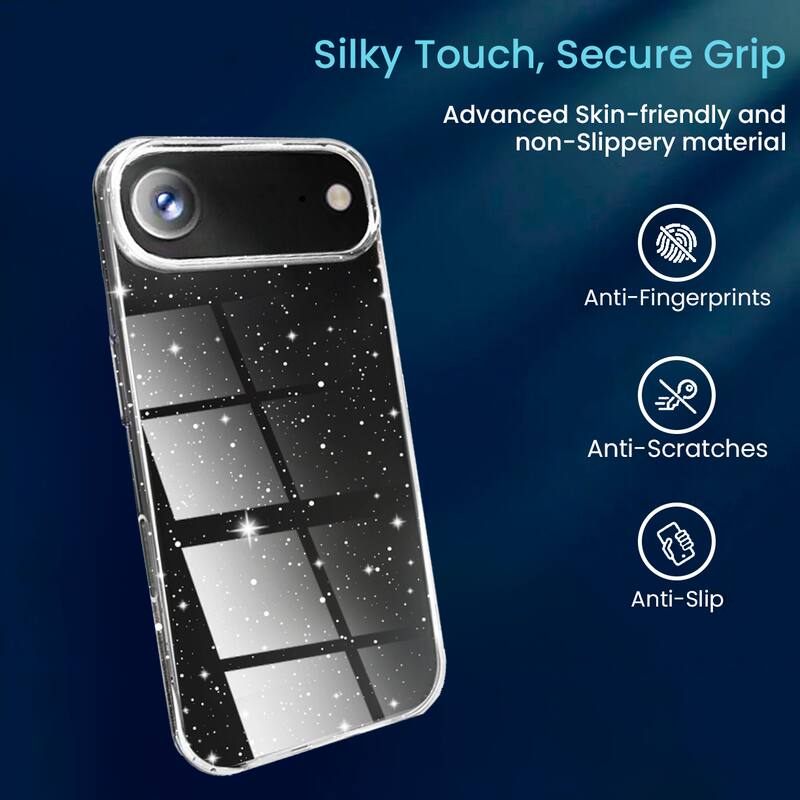Silky Touch, Secure Grip

Advanced Skin-friendly and non-Slippery material

Anti-Fingerprints

Anti-Scratches

Anti-Slip