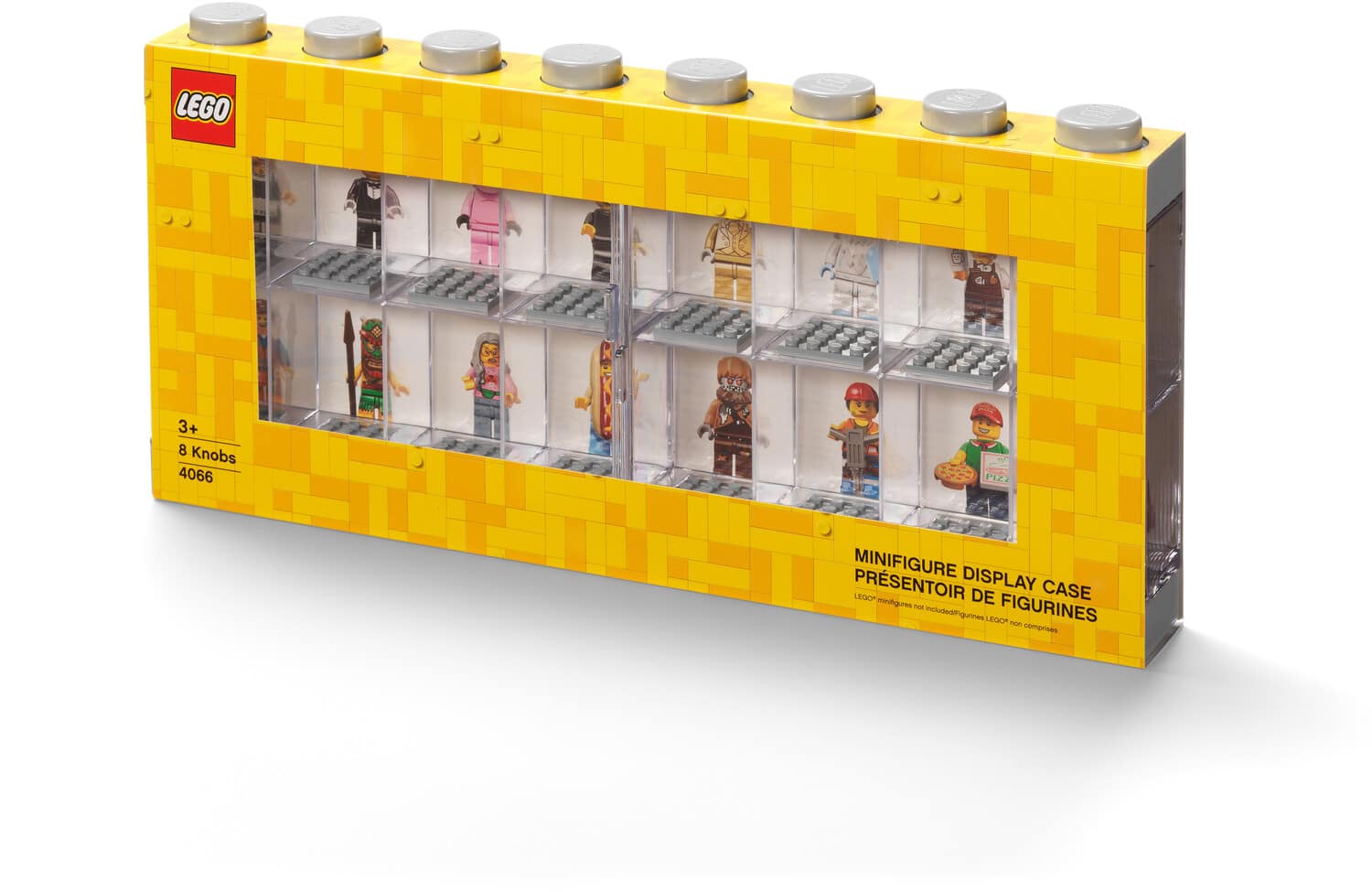 Room Copenhagen - LEGO Minifigure Stackable Display Case 16, Grey - COLLECTABLES - Multicolor