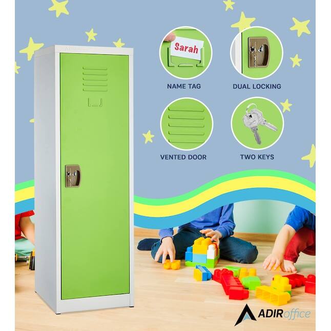 Sarah, Name Tag, Dual Locking, Vented Door, Two Keys, Adir Office