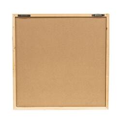 Angle. BreeBe - Santa with Lantern Mirror Framed Print - Multicolor.