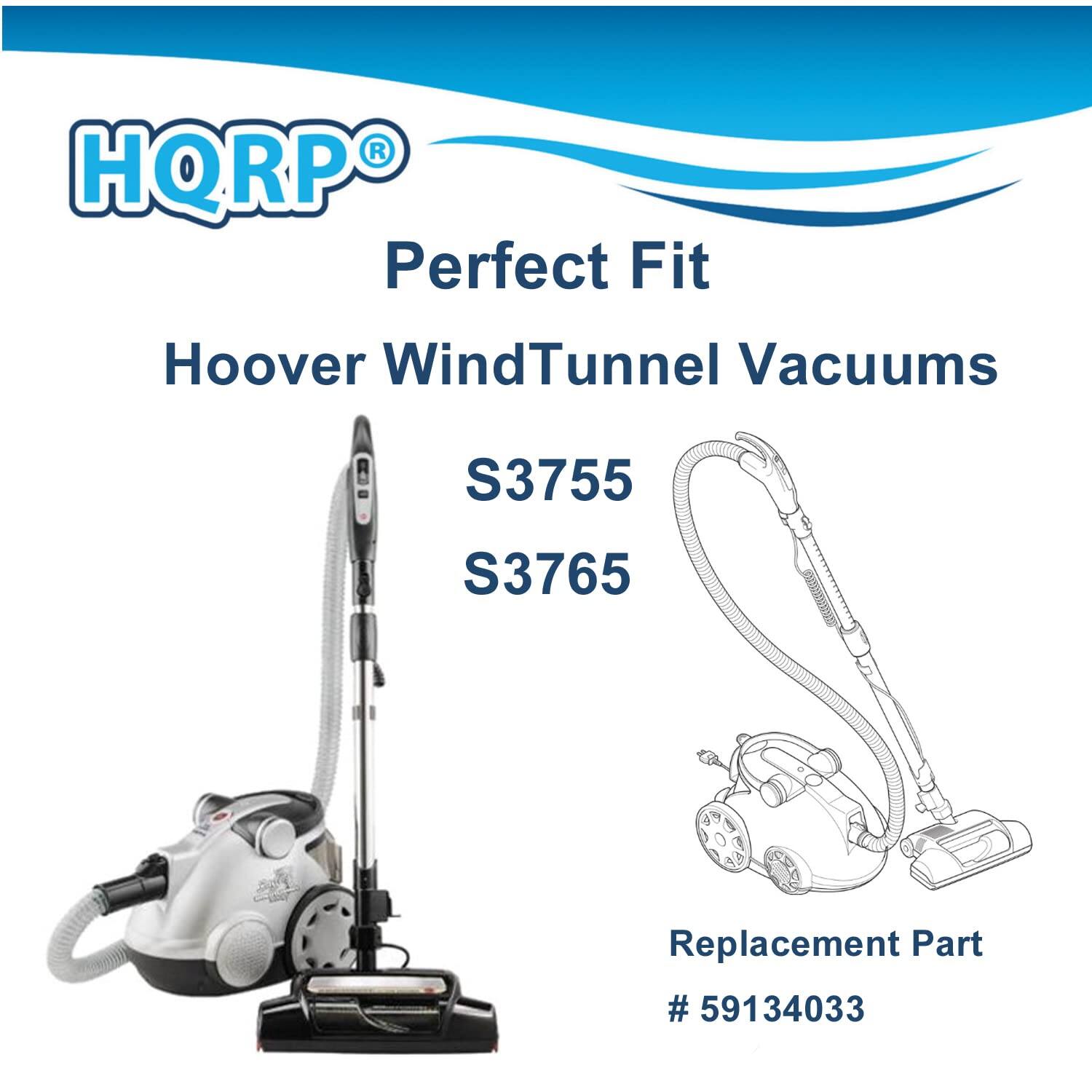 HQRP Perfect Fit Hoover WindTunnel Vacuums S3755 S3765 Replacement Part # 59134033