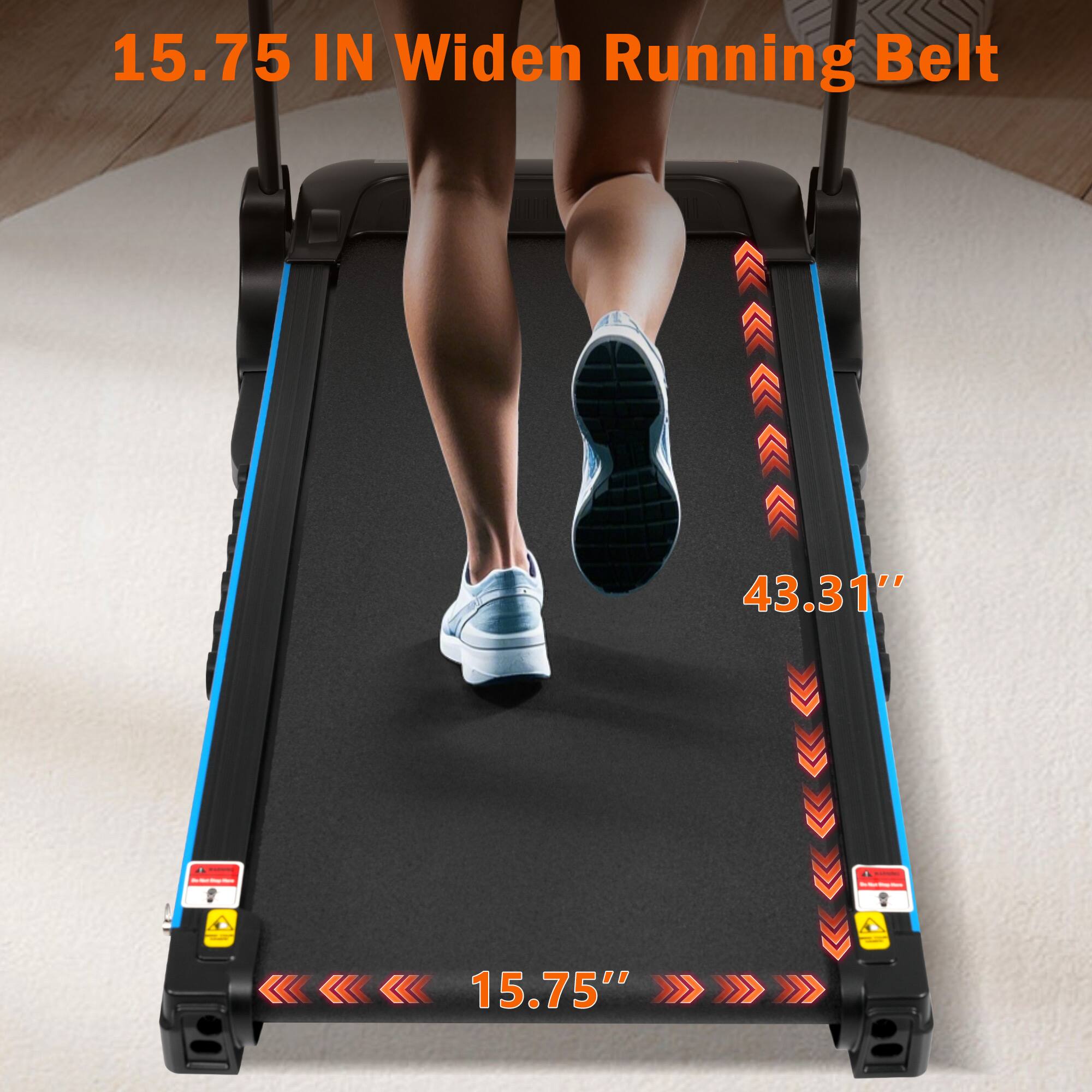 15.75 IN Widen Running Belt, 43.31", 15.75"