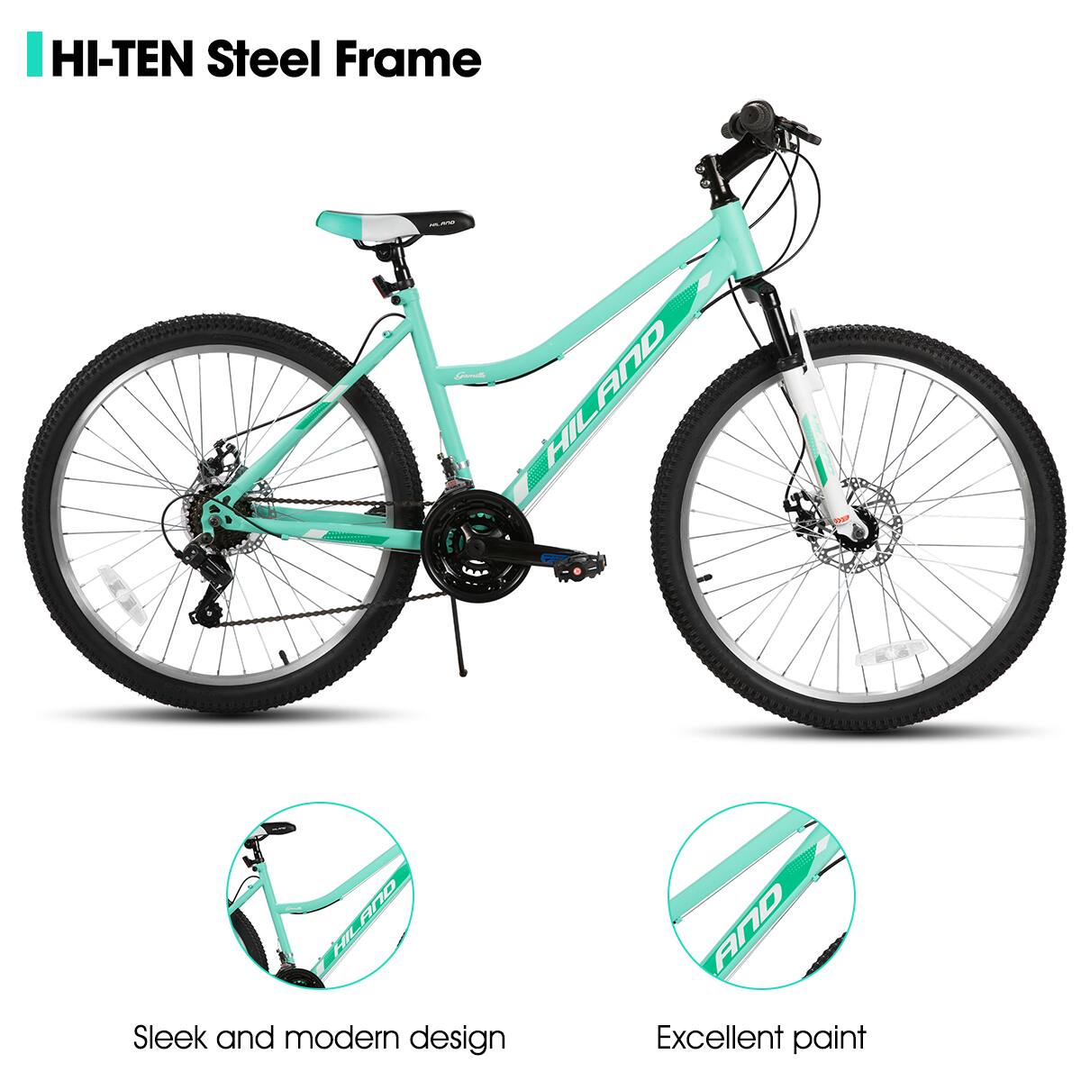 HI-TEN Steel Frame

Sleek and modern design

Excellent paint