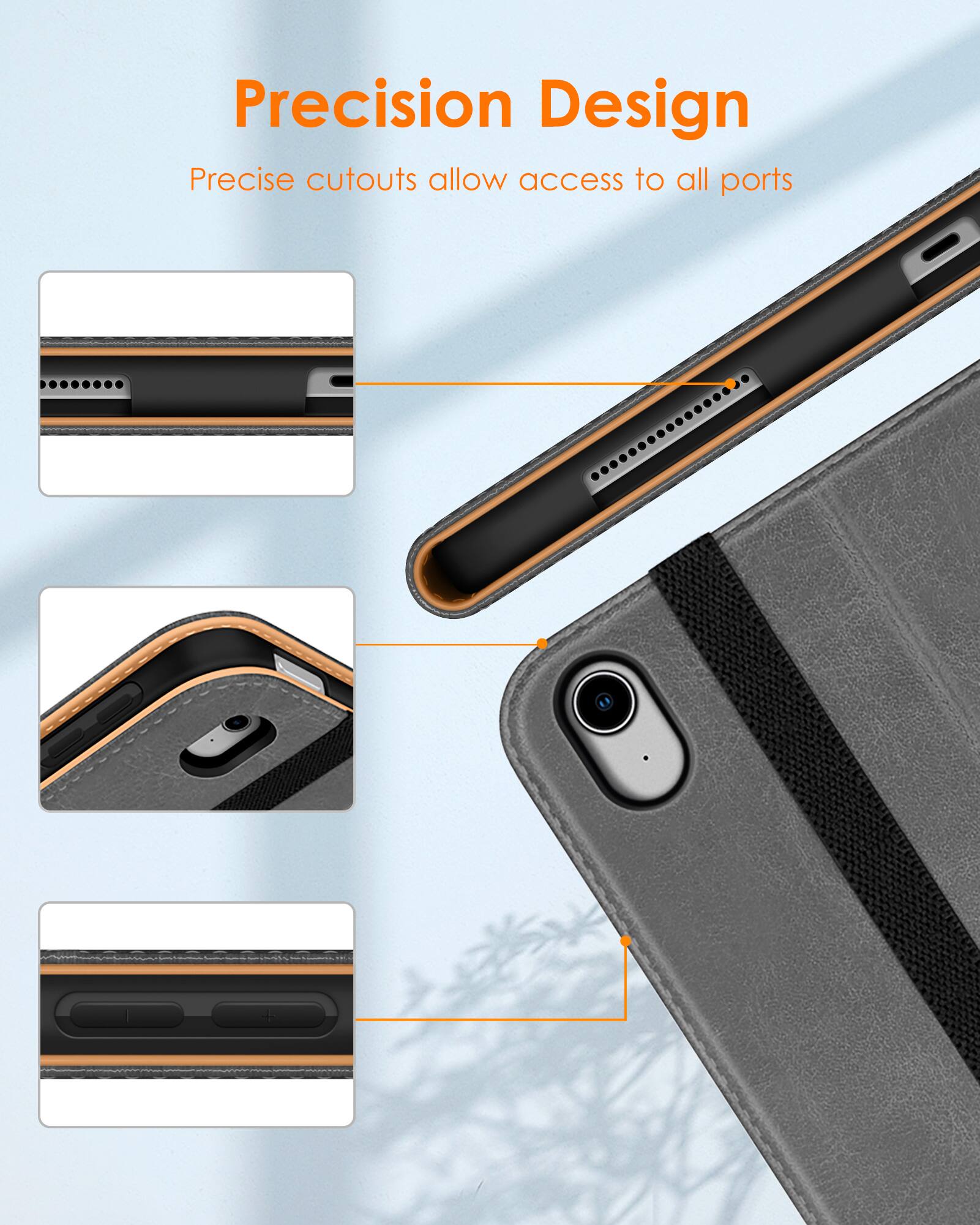 Precision Design  
Precise cutouts allow access to all ports