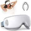 Front. Renpho - Eye Massager with Heat, Ultra-Quiet Lightweight Eye Mask for Migraines & Dry Eyes, Relax Reduce Strain Improve Sleep - White.
