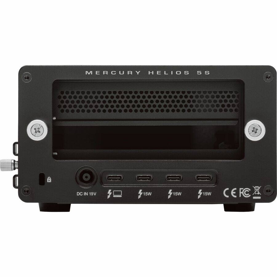 OWC Mercury Helios 5S Thunderbolt 5 (USB C) External PCIe and