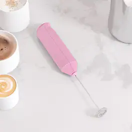 Tooloton - Handheld Milk Frother, Mini Foam Maker for Coffee, Matcha and Hot Chocolate, Stand Not Included - Pink