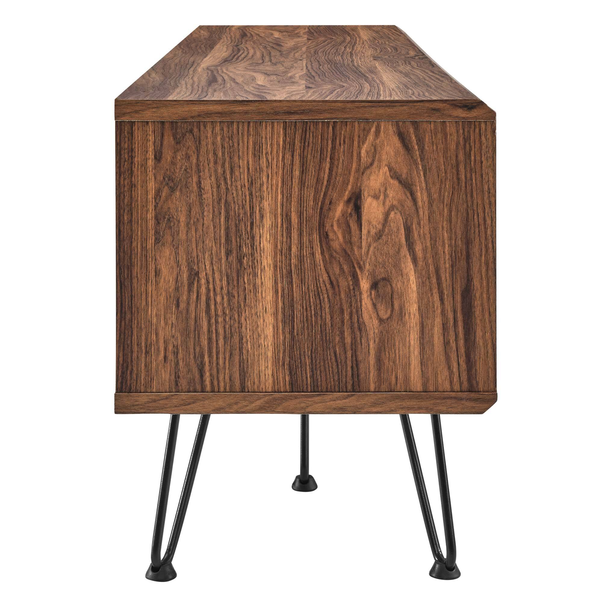 Angle. Modway - Nomad 59" TV Stand by Modway - Walnut.