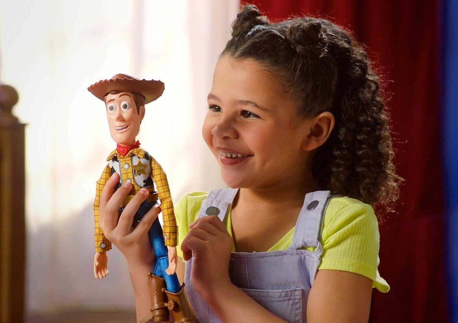 Alt View 2. Mattel - Pixar Toy Story 10'' Roundup Fun Woody Figure   - COLLECTIBLES - Multicolor.