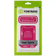 TEAR HERE
FORTRESS SCREEN PROTECTION
QUANTUM NANO LIQUID SCREEN PROTECTION
Designed for EVERY SINGLE DEVICE
Includes Our $250 OATH
More details on reverse
1x LIQUID PROTECTOR
1x DRY/BUFF CLOTH
MADE IN USA
ENHANCES STRENGTH - INVISIBLE PROTECTION - ANTIC MICROBIAL FORMULATED FOR ELECTRONICS