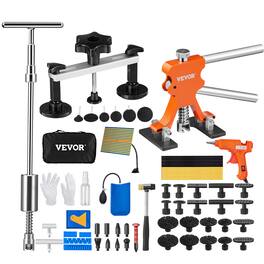 VEVOR - 69 PCS Dent Repair Kit, Auto Car Body Paintless Dent Removal Tool Kit, Golden Lifter, Bridge Puller, Slide Hammer Tool