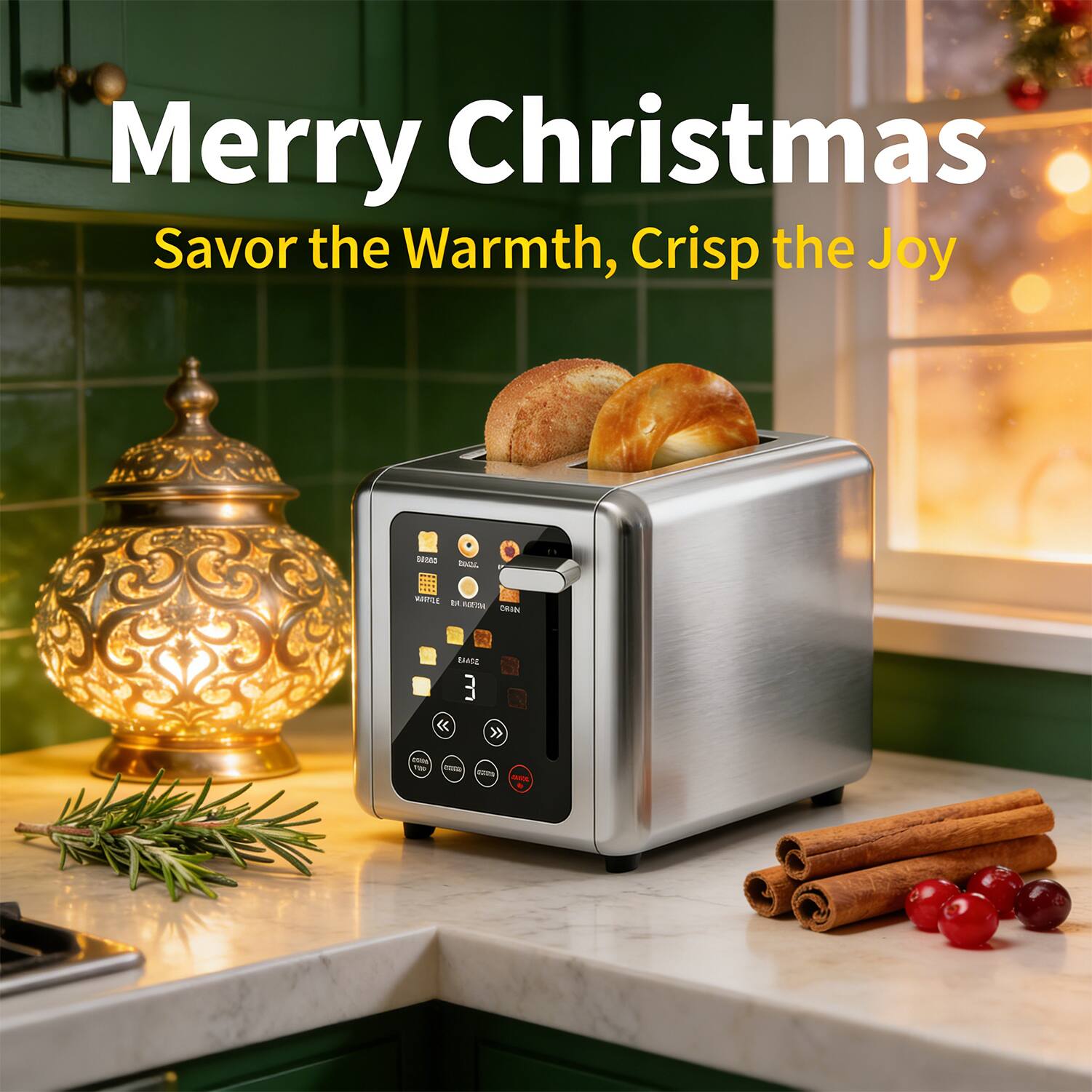 Merry Christmas  
Savor the Warmth, Crisp the Joy