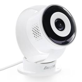 Energizer - Smart Wi-Fi Indoor Camera, 1080P Full HD, Cloud/Micro-SD Card Support, 2.4GHz WiFi - White
