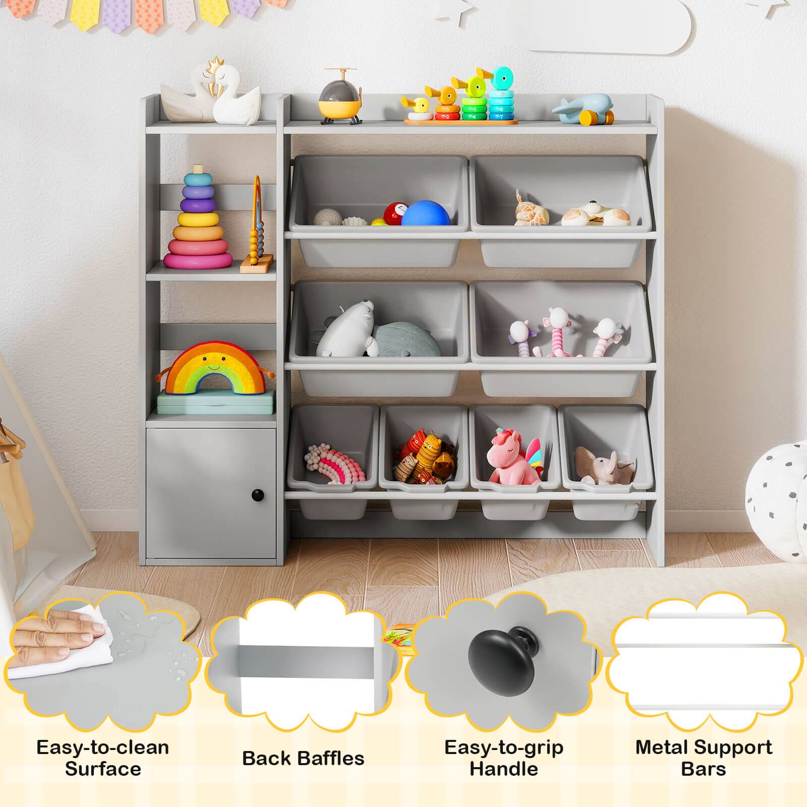 - Easy-to-clean Surface
- Back Baffles
- Easy-to-grip Handle
- Metal Support Bars