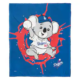 Northwest - Los Angeles Dodgers 50" x 60" Mascot Silk Touch Throw Blanket - Multicolor