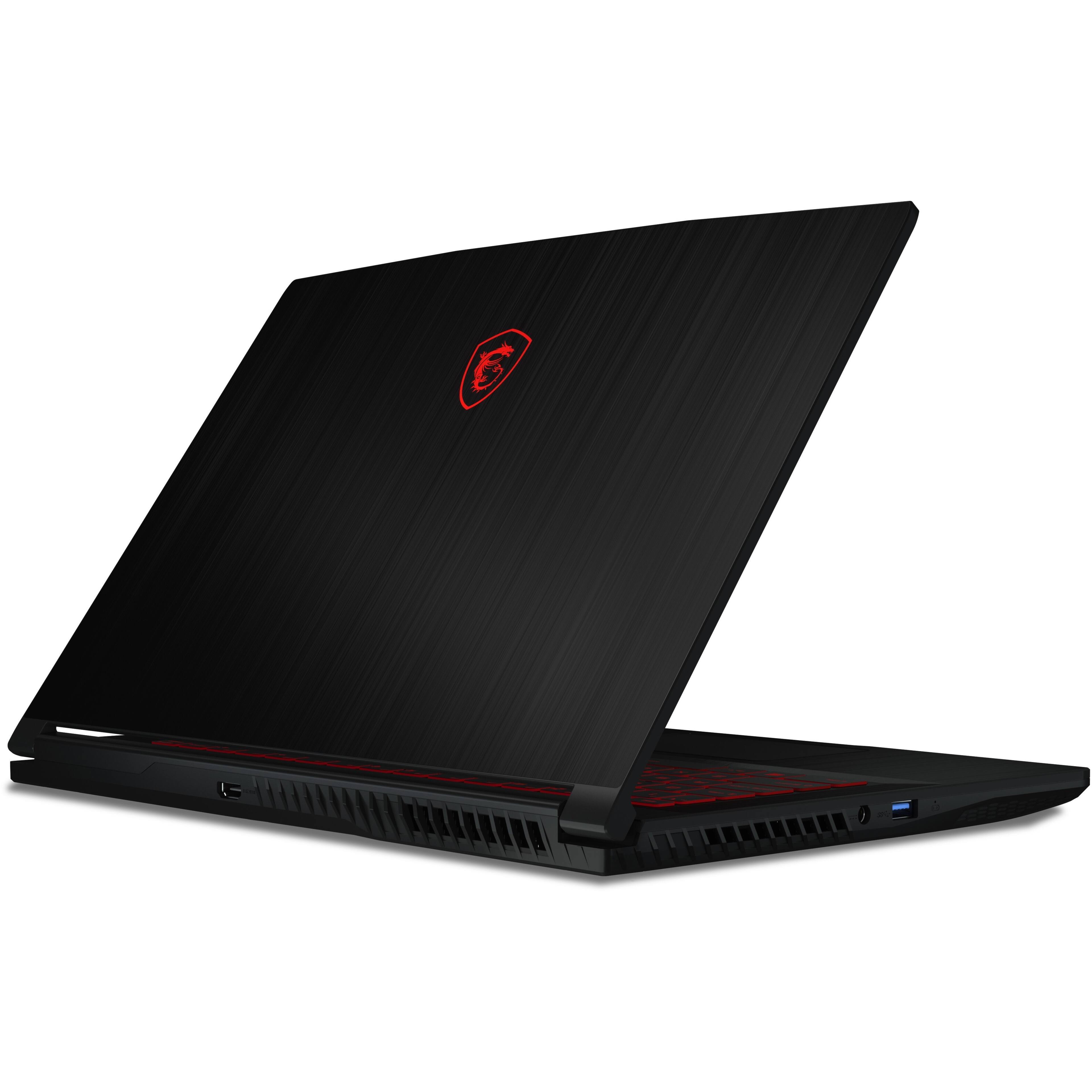 Alt View 18. MSI - Thin GF63 15.6" 144 Hz Gaming Laptop 1920 x 1080 (Full HD) - Intel 12th Gen Core i5 i5-12450H with 8GB Memory - Black.