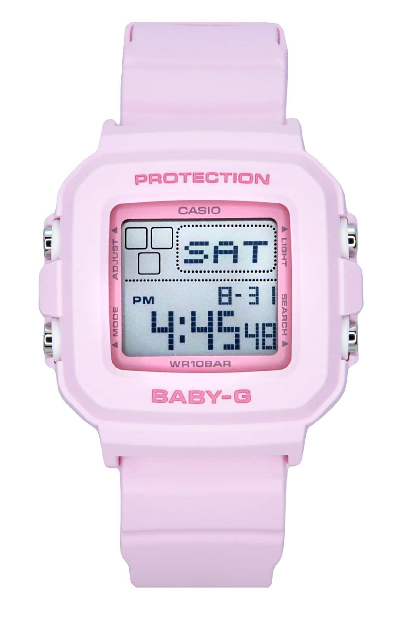 Casio - Baby-G Digital Resin Strap Dial Quartz BGD-10-4 100M Women's Watch - Pink price history on PriceWatchPro