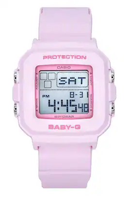 Casio - Baby-G Digital Resin Strap Dial Quartz BGD-10-4 100M Women's Watch - Pink