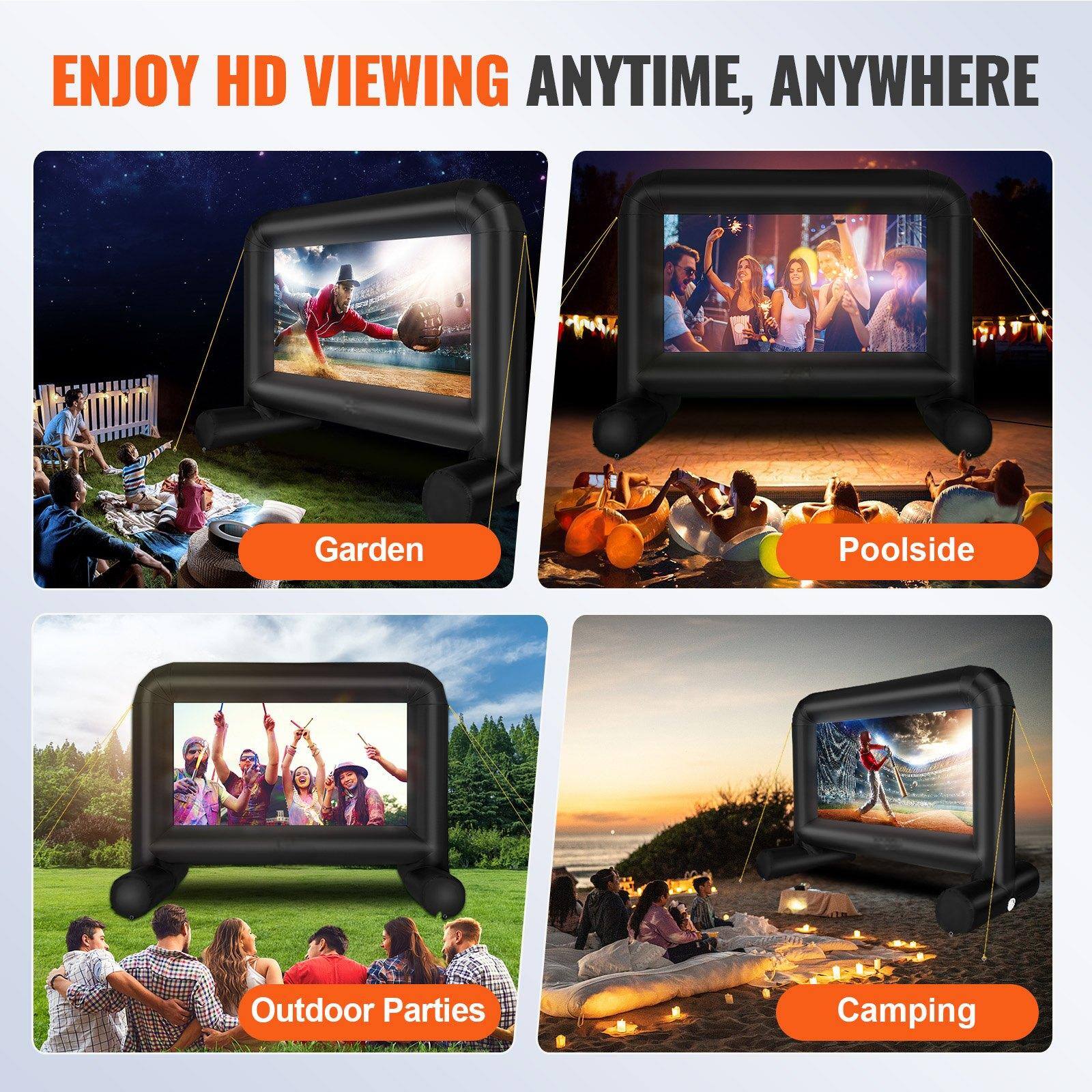 ENJOY HD VIEWING ANYTIME, ANYWHERE

- Garden
- Poolside
- Outdoor Parties
- Camping