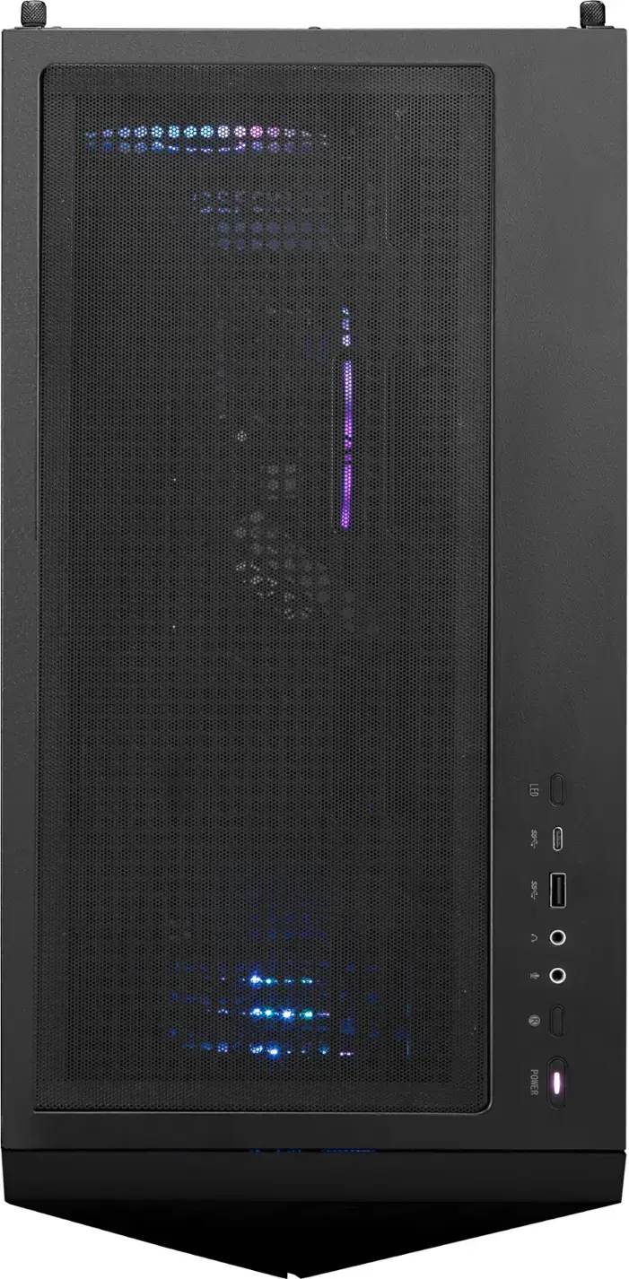 Alt View 10. MSI - Aegis R2 Gaming Desktop - Intel Core i9-14900F - 32GB Memory - NVIDIA GeForce RTX 5070Ti - 2TB SSD - Black - Black.