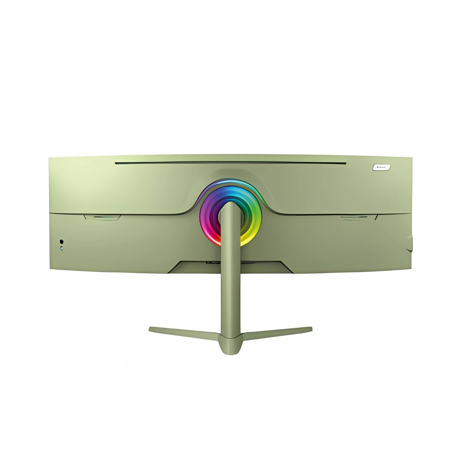 Alt View 3. Arozzi - Arozzi – Nova 49" Curved VA Dual QHD 165Hz Super Ultrawide Gaming Monitor – Forest Green - Forest Green.