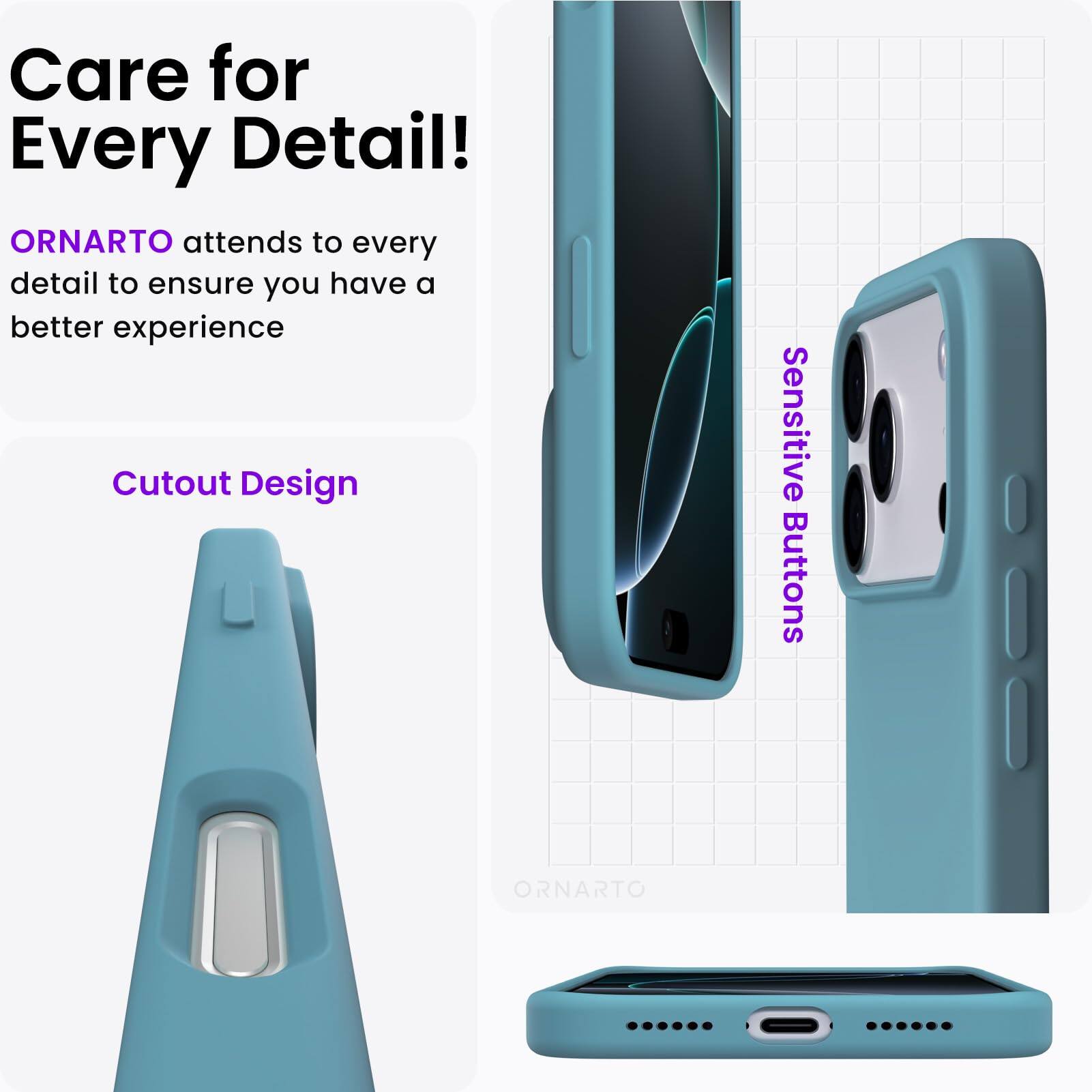 Care for Every Detail!

ORNARTO attends to every detail to ensure you have a better experience

Cutout Design

Sensitive Buttons