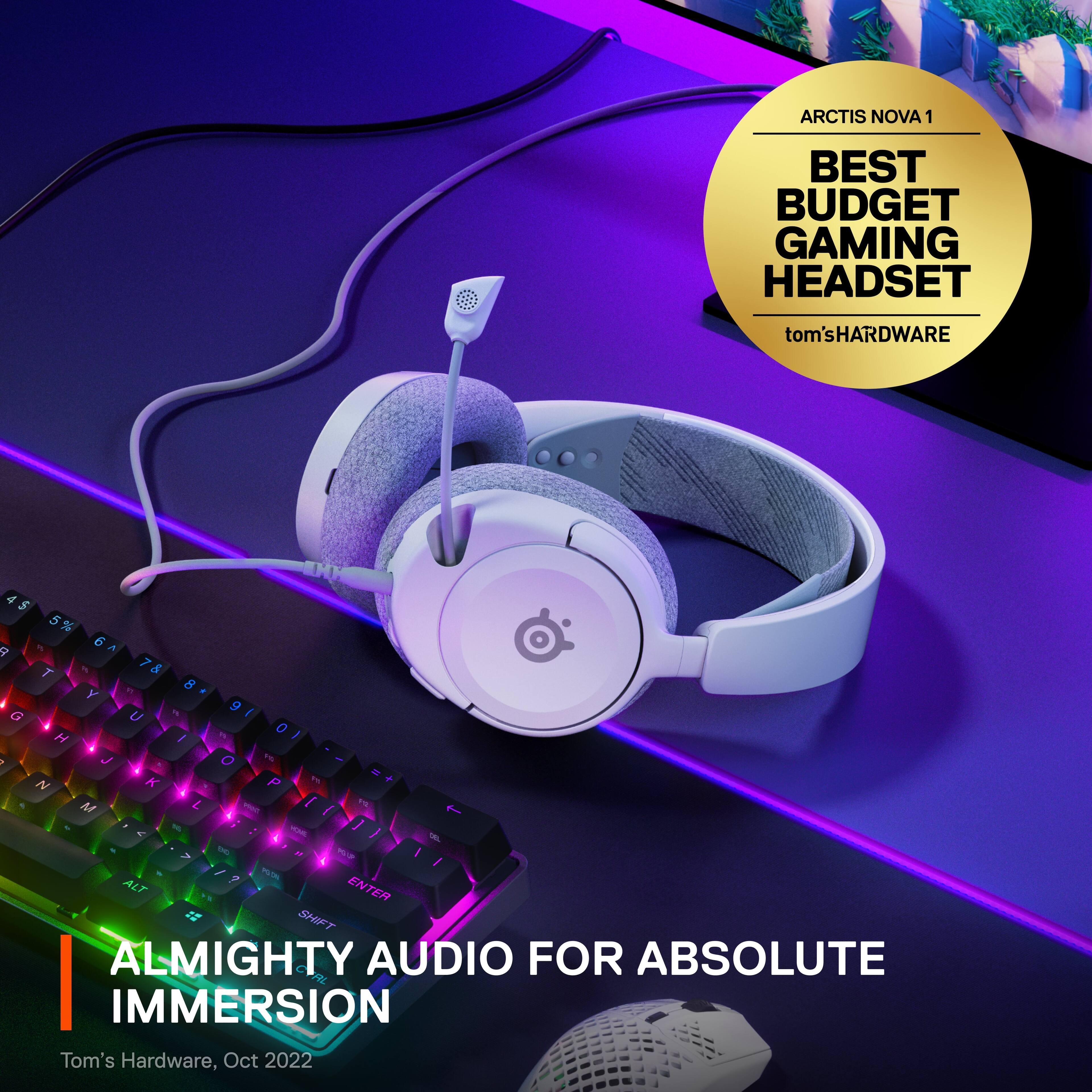ARCTIS NOVA 1 BEST BUDGET GAMING HEADSET tom'sHARDWARE tom'sHardware, Oct 2022