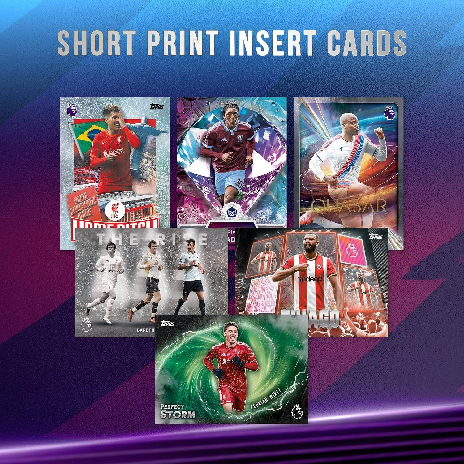 SHORT PRINT INSERT CARDS

TEPPS

S angord project

NEVERWALK TOTTL WILK BLONE LEC  THE RISE

RC RIA D

QUASAR 9PPS

awe

LOPPS GARETH

6144 indeed MATERIAL MATER EALL GILLS CBOARD WATERIAL DARO MA  MAGO

PERFECT STORM

WIRTZ FLORIAN
