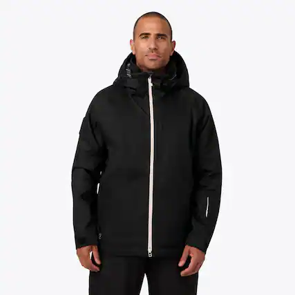 Front. Mobile Warming - Men's Denali Heated Snow Jacket - Black.