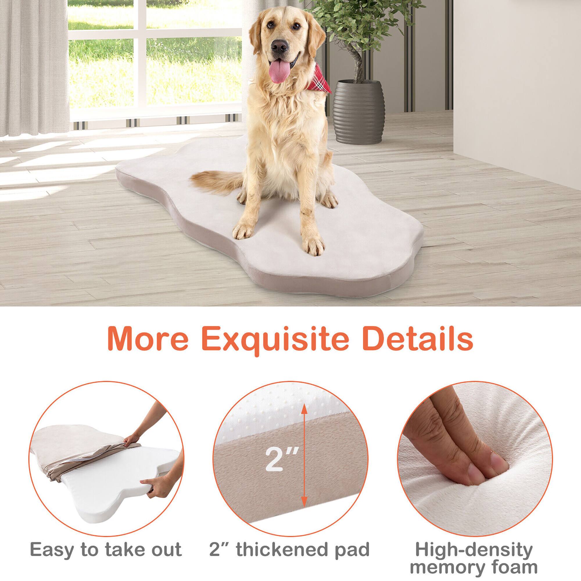 More Exquisite Details

- Easy to take out
- 2" thickened pad
- High-density memory foam