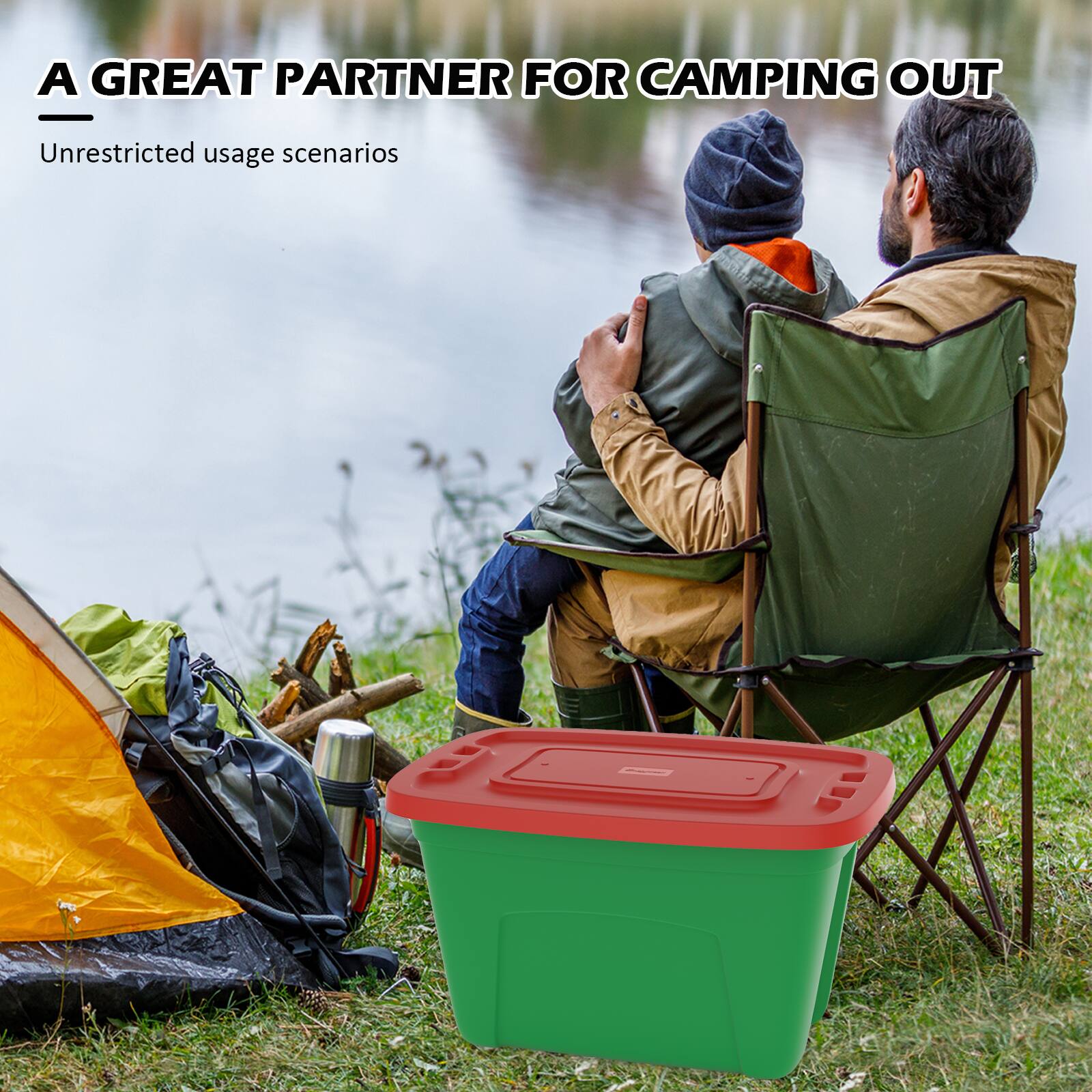 A GREAT PARTNER FOR CAMPING OUT  
Unrestricted usage scenarios