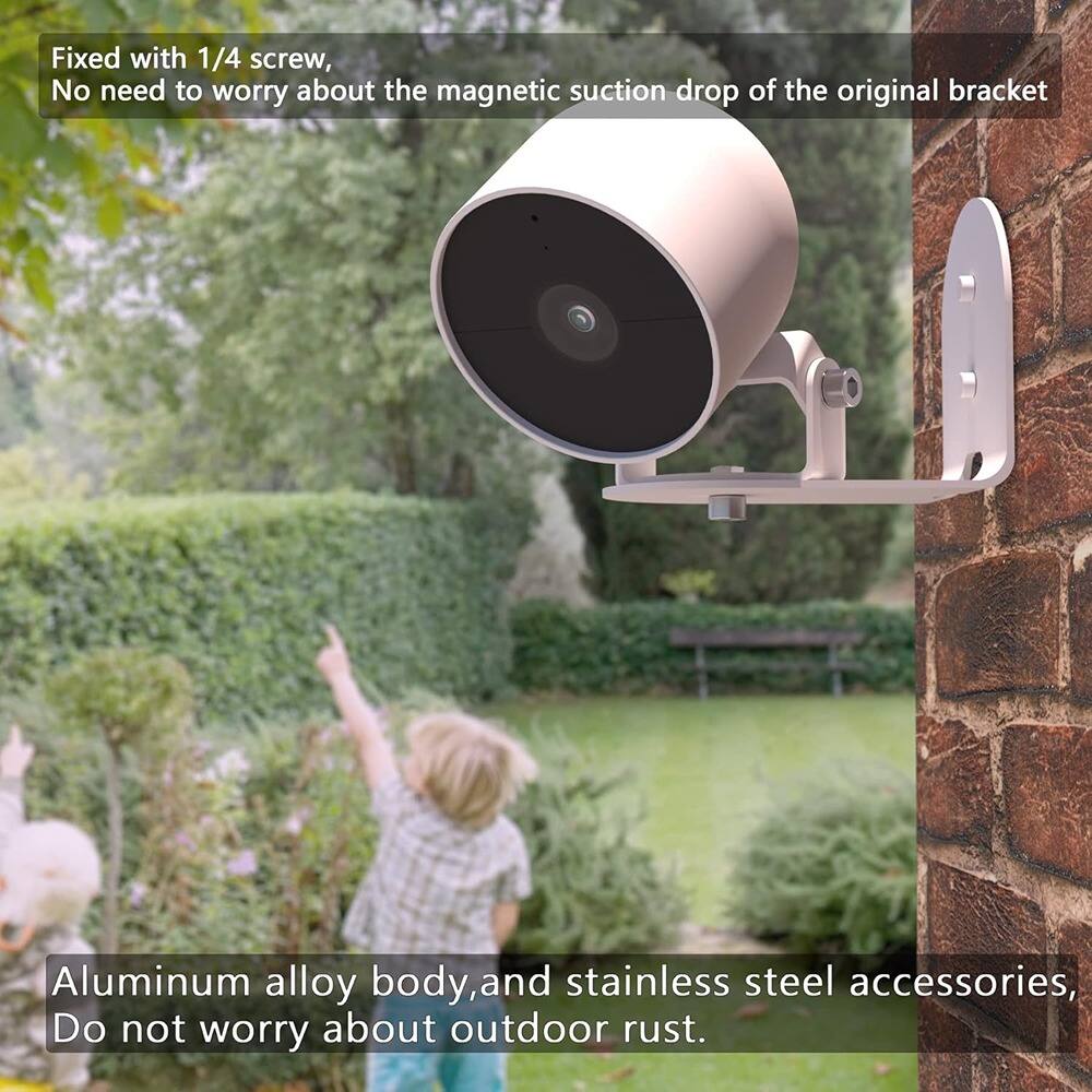 Fixed with 1/4 screw, no need to worry about the magnetic suction drop of the original bracket.

Aluminum alloy body, and stainless steel accessories, do not worry about outdoor rust.