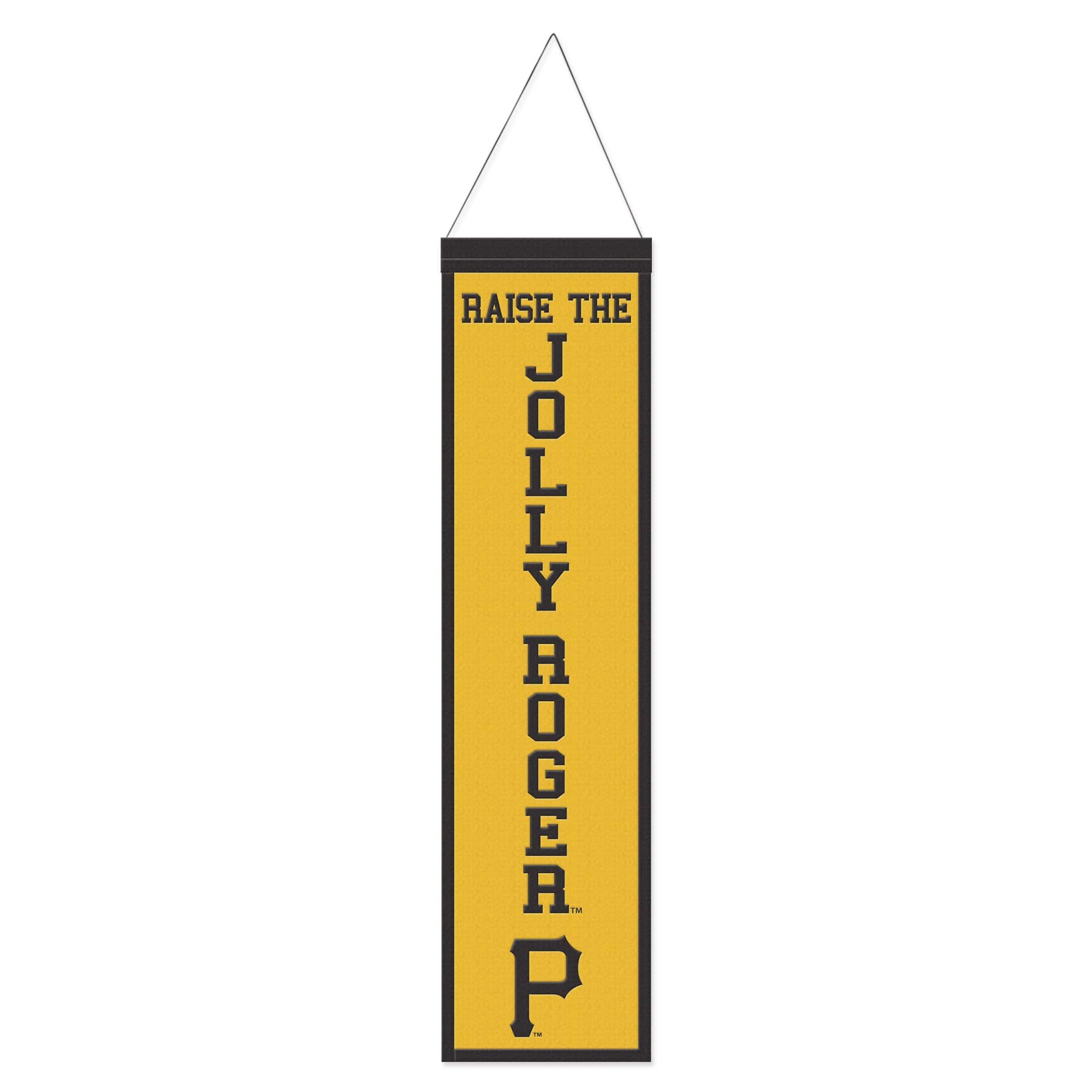 WinCraft - Pittsburgh Pirates 8" x 32" Slogan Wool Banner - Multicolor