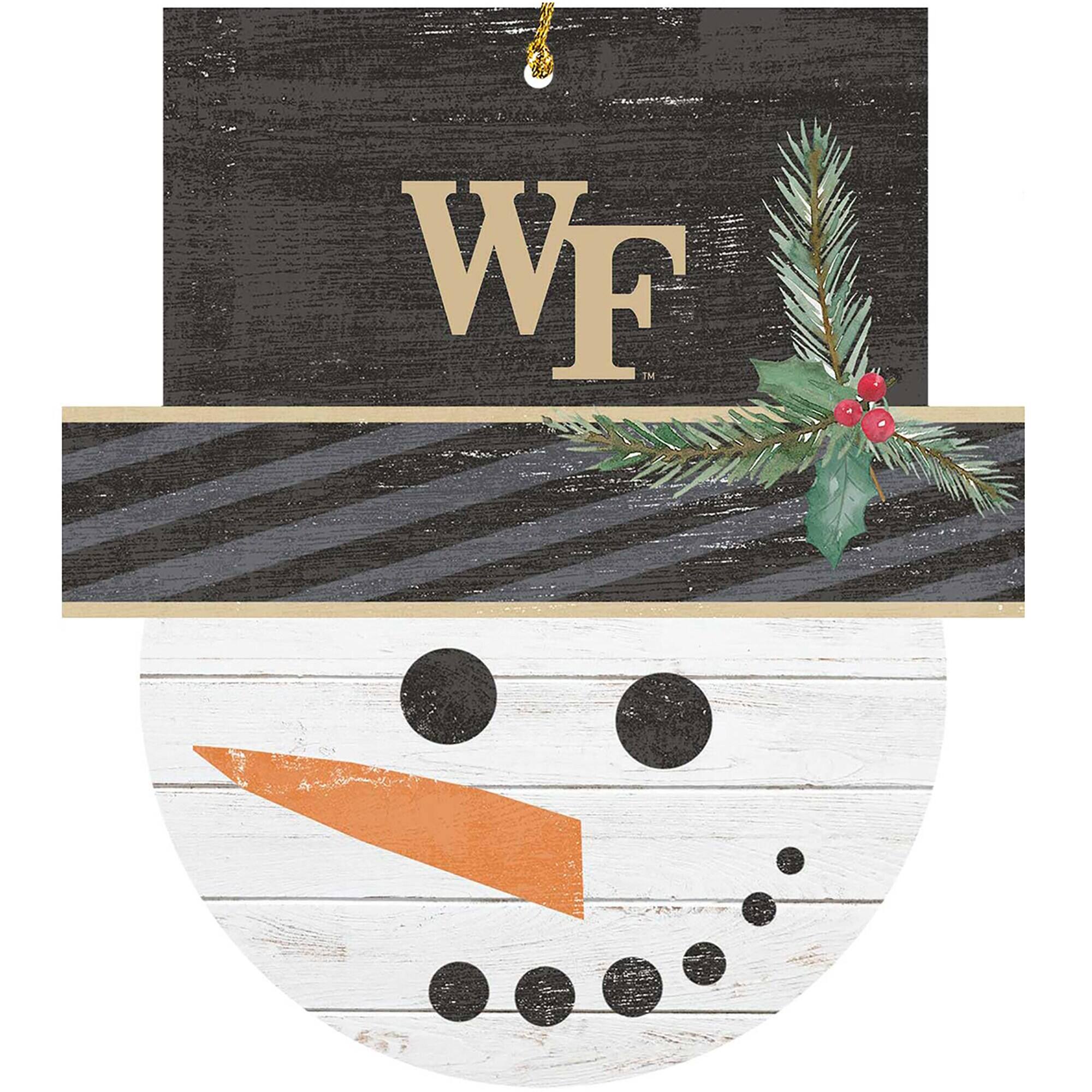 Alt View 3. Jardine - Wake Forest Demon Deacons Ornament Bundle - White.
