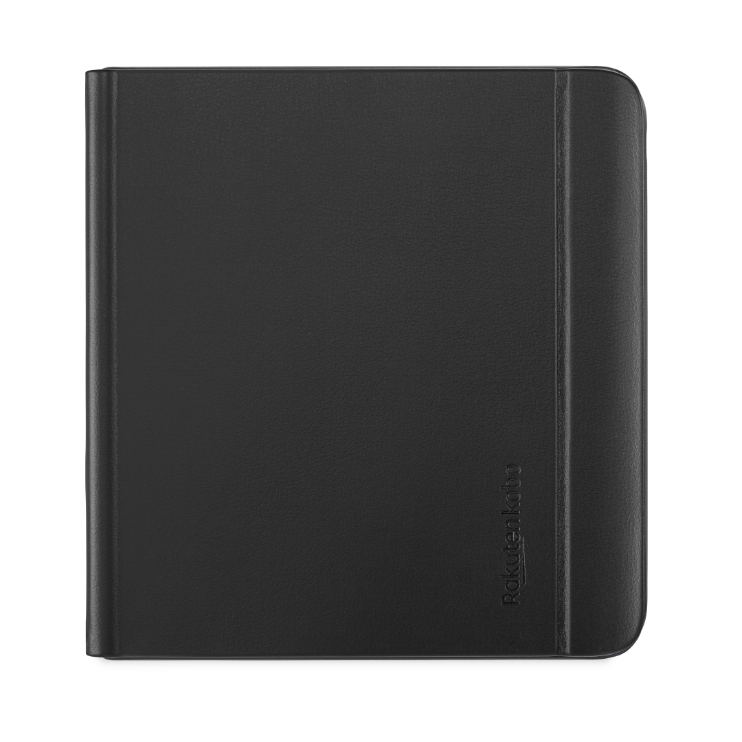 Kobo - Libra Colour Notebook SleepCover Case 2-Way Stand Vegan Leather (Black) - Black Notebook