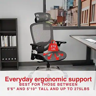 Staples Hyken Ergonomic Mesh Swivel Task Chair Charcoal Gray ST63139 ...