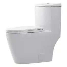 Elegant Kitchen and Bath - Winslet One-piece elongated Toilet 28x16x29 - White