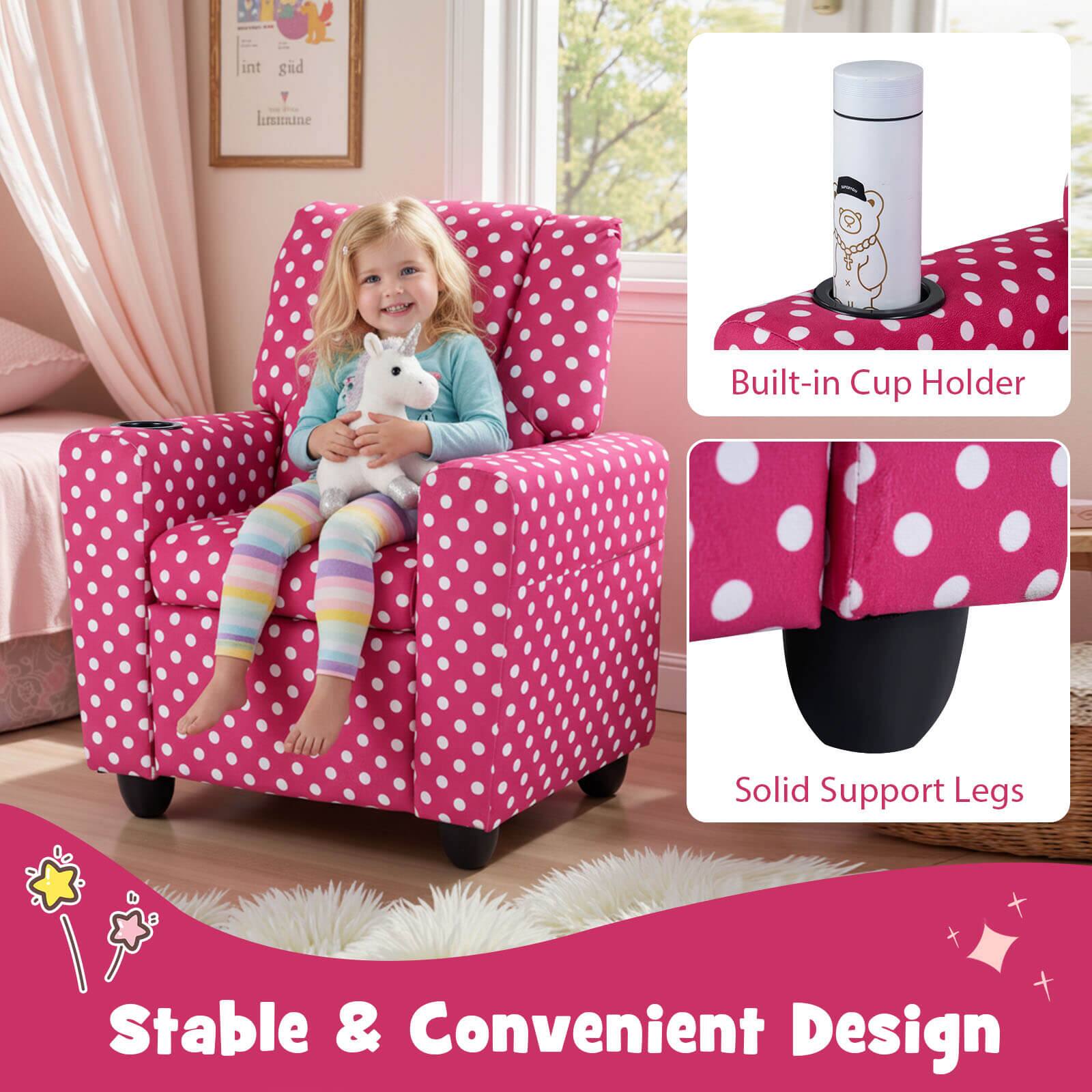Stable & Convenient Design

- Built-in Cup Holder
- Solid Support Legs