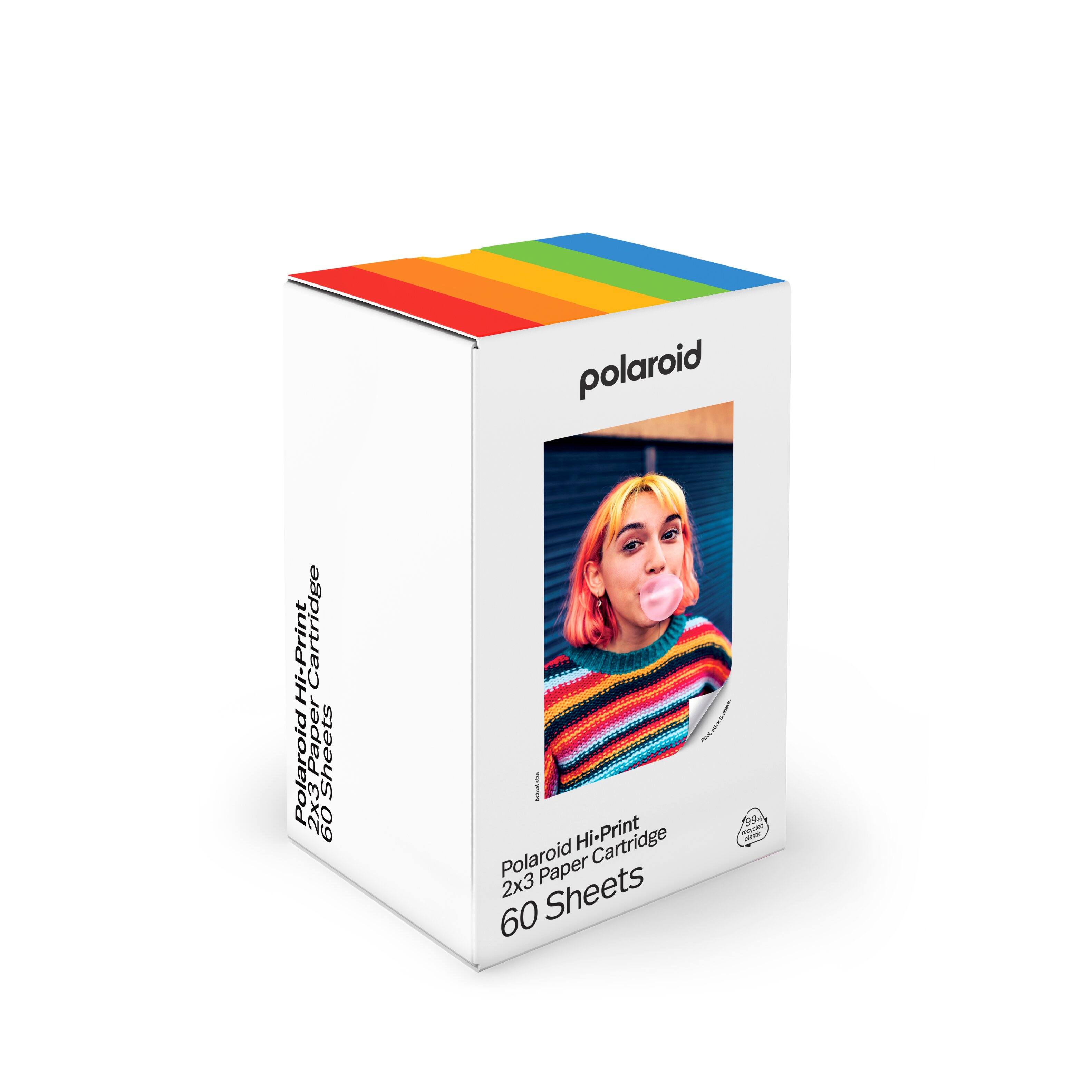 Polaroid Hi-Print Cartridge Polaroid 2x3 Paper Sheets 60
