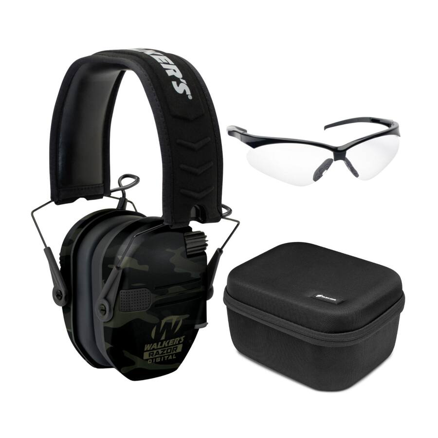 Walker Razor Digital Walker’s Walker's Razor Digital Ear Muffs with Glasses and Hard Case ...