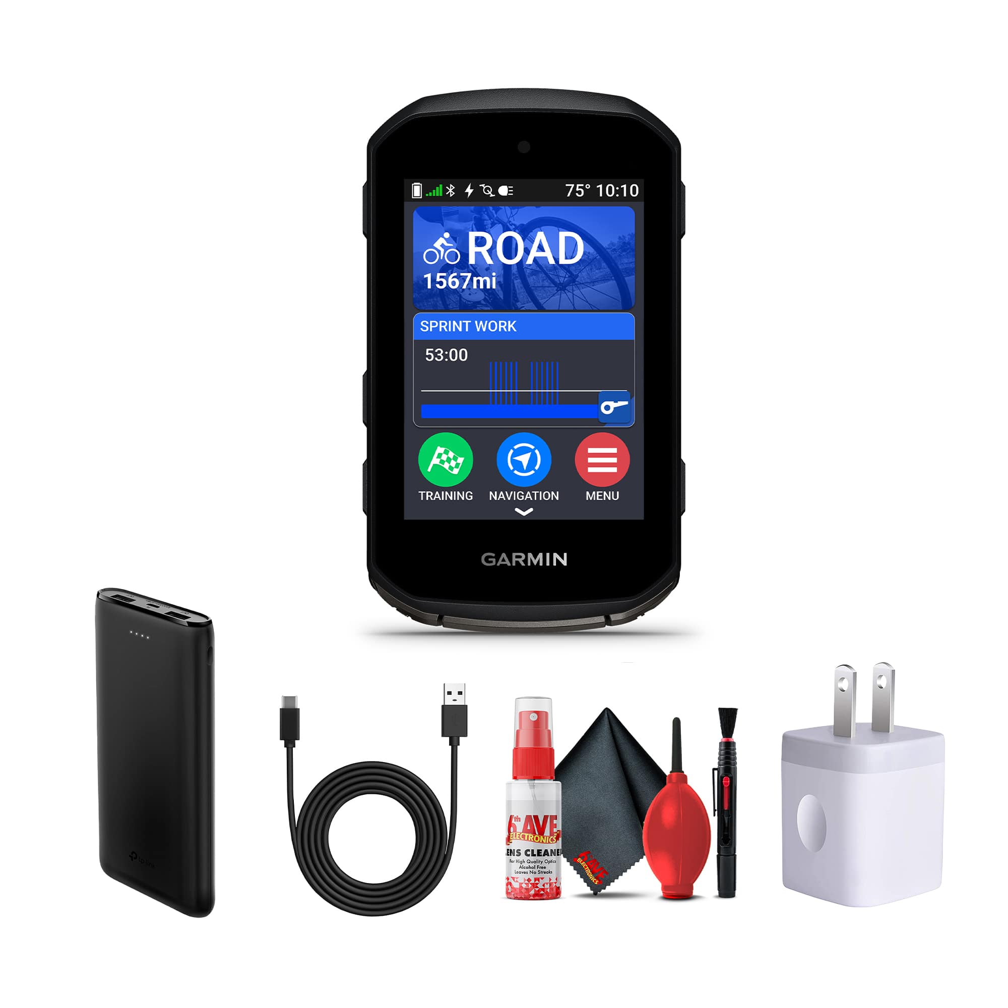 Garmin - Edge 850, Compact GPS Cycling Computer, Vivid Color Touchscreen Display, Bike-Specific Mapping, Advanced Training