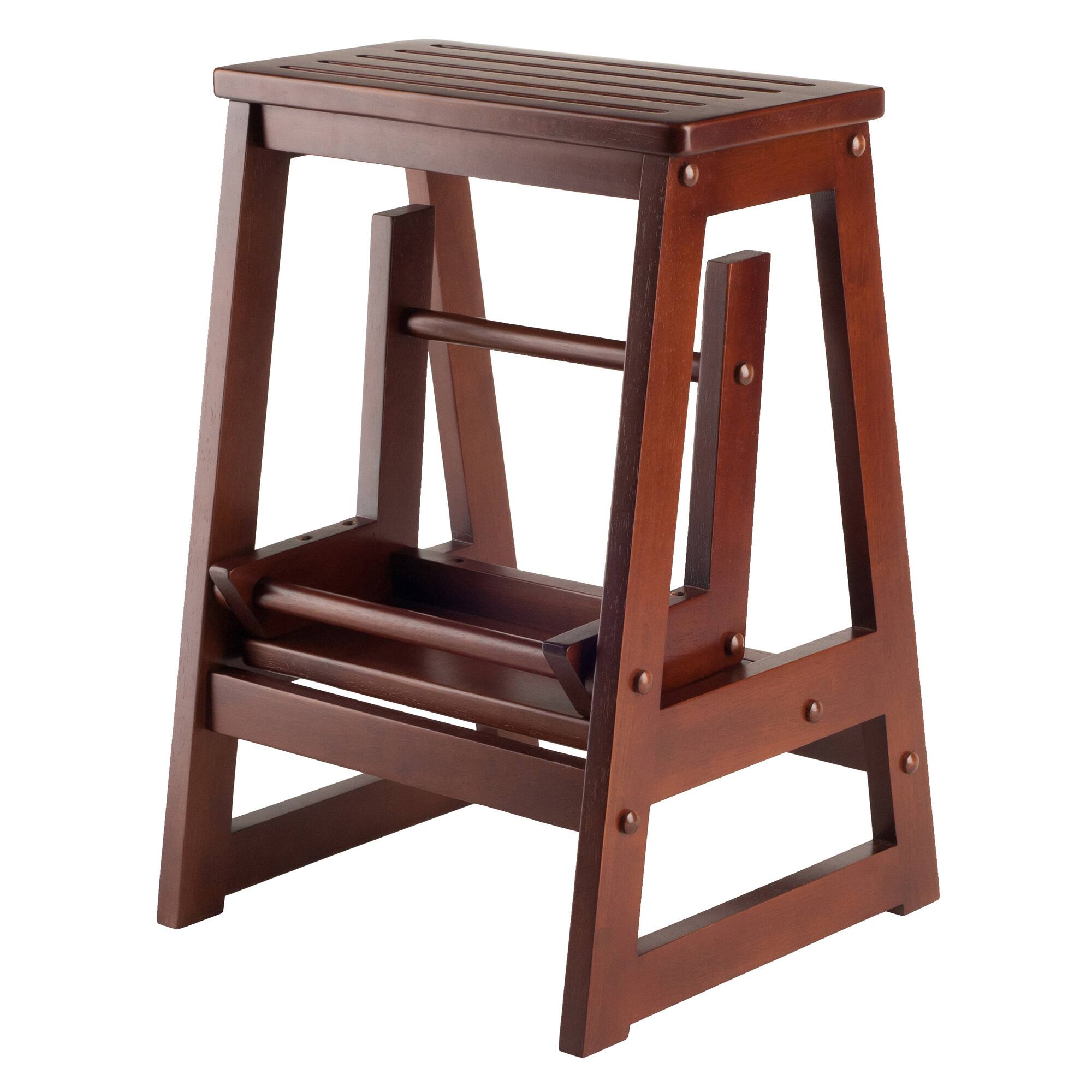 Alt View 1. Winsome Wood - Ascend Step Stool - Walnut.