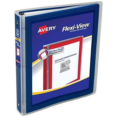 AVERY Flexi-View  
FLEXIBLE AND PORTABLE  
Triple Page Pocket  
CONTENT PRESENTATION  
FOR EASY PRESENTATION